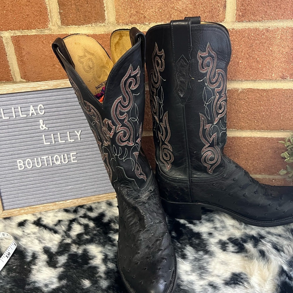 Lucchese 1883 ostrich boots size 9 women’s